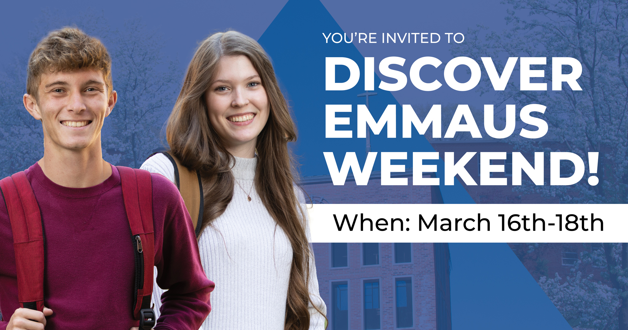 Spring Discover Emmaus Weekend Invitation