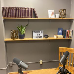 Table with microphones